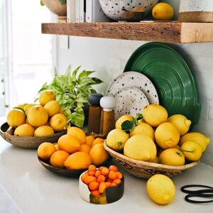 Threshold ~ 10 pack artificial fake Plastic Lemons Fruit Garland Decor - NIB